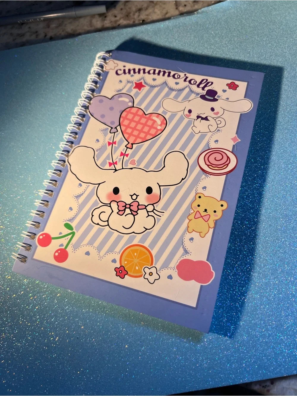 Cinnamoroll Spiral Notebook - Light Blue Cover, new! View all pictures